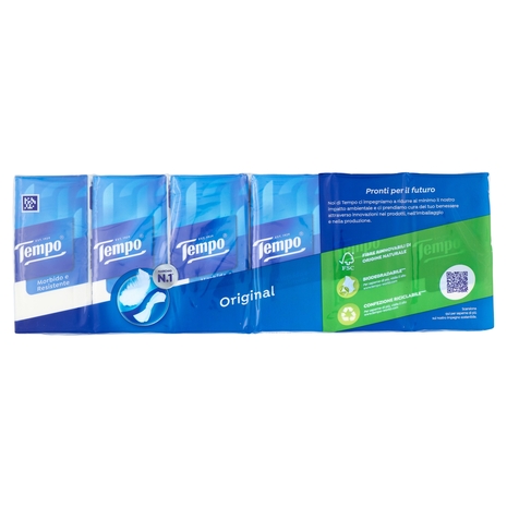 Tempo Fazzoletti 4 veli 12 pz